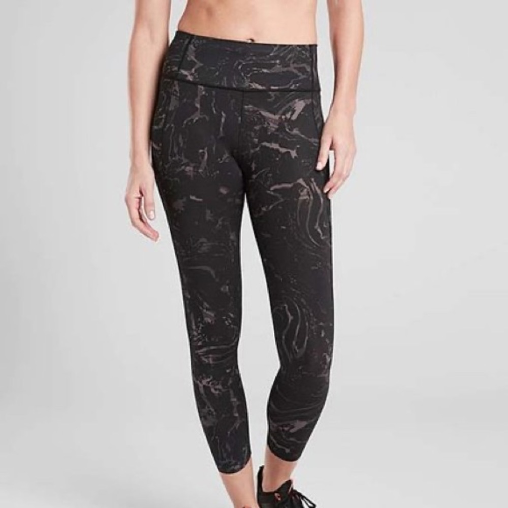 Athleta Leggings 7/8 marble